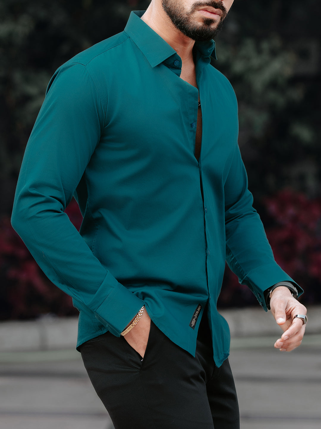 Regular Teal Shirt