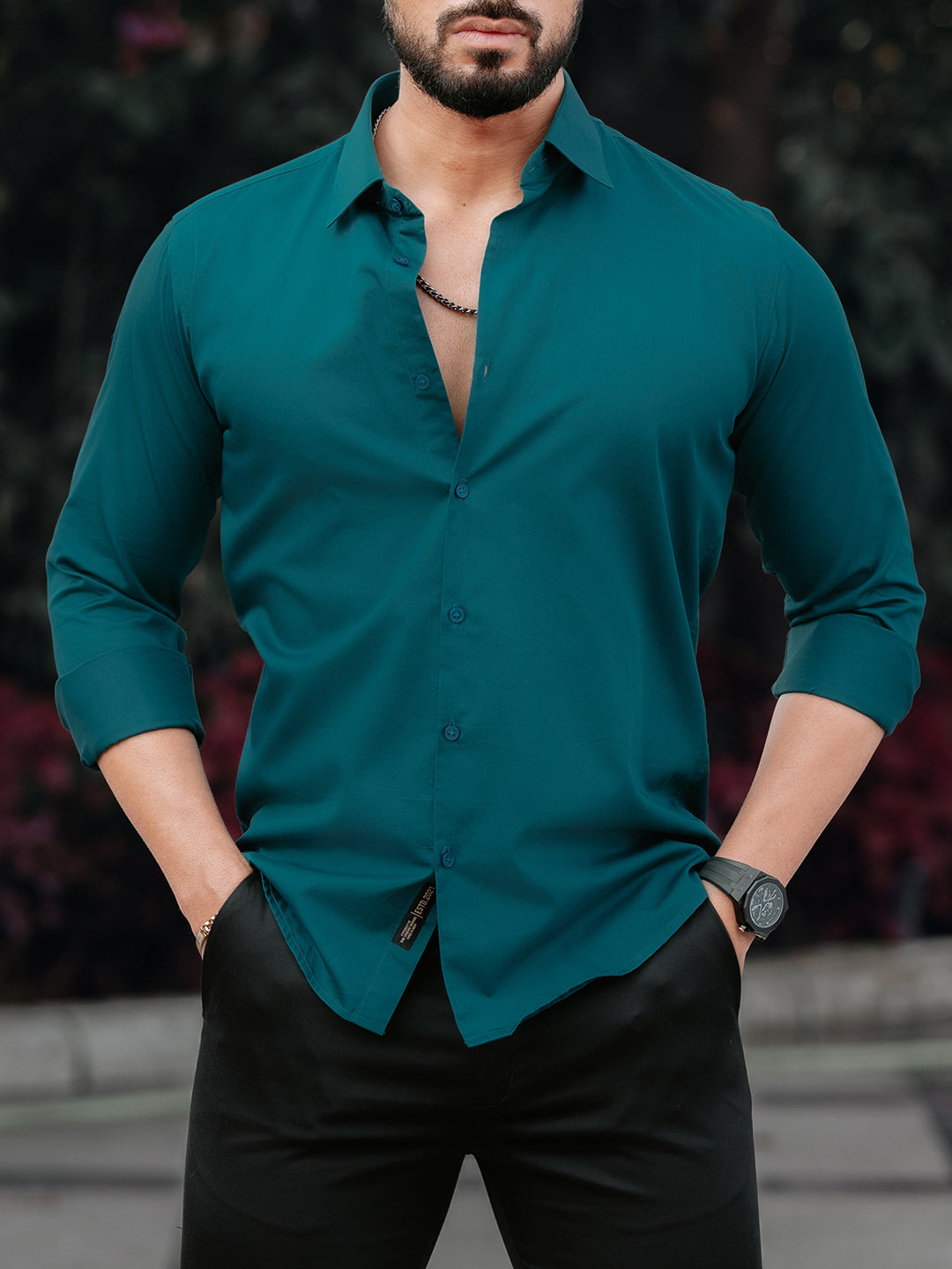Regular Teal Shirt