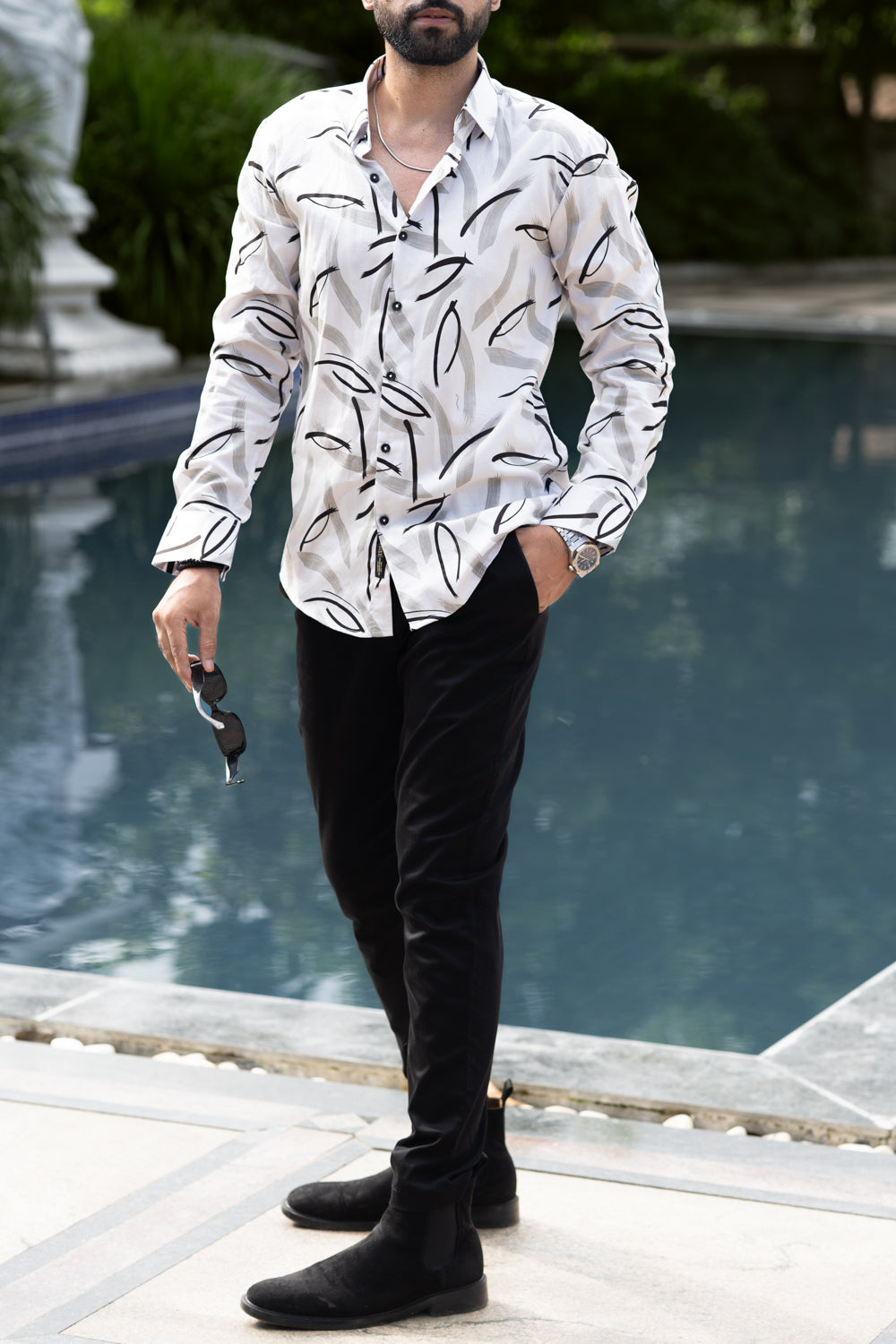 Crisp Leafy Printed Shirt
