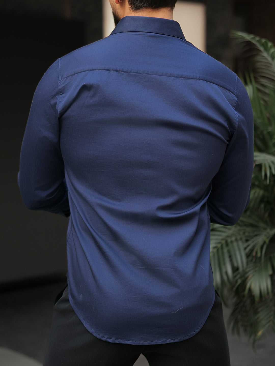 Navy Stretch Shirt