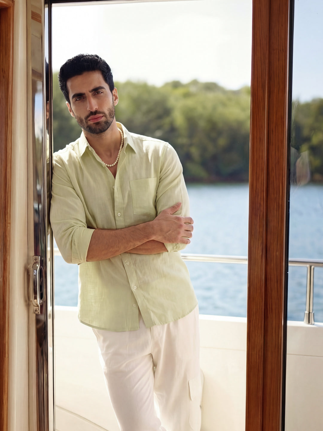 Lemon Cottonlinen Shirt