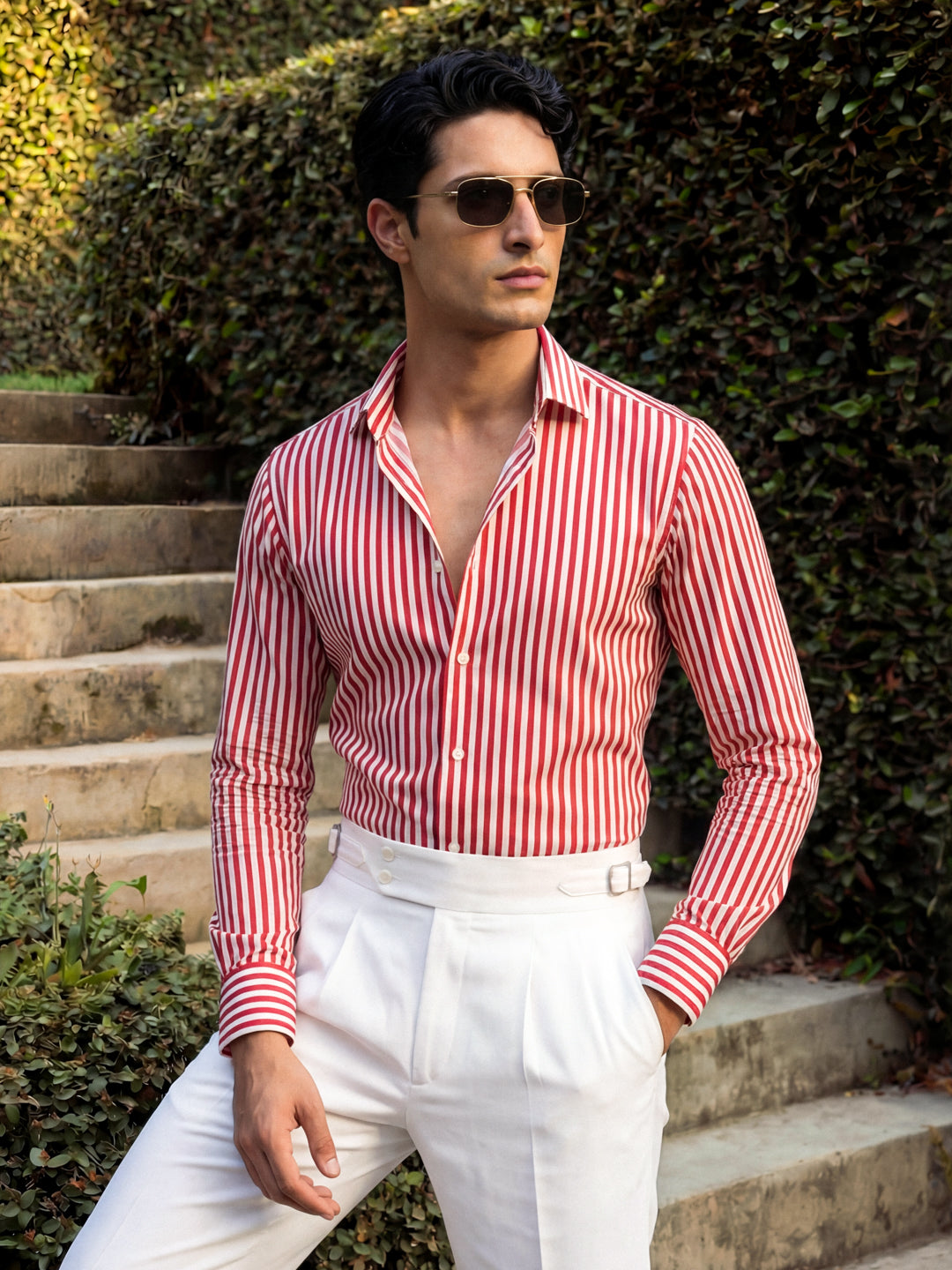 Red Striped Shirt