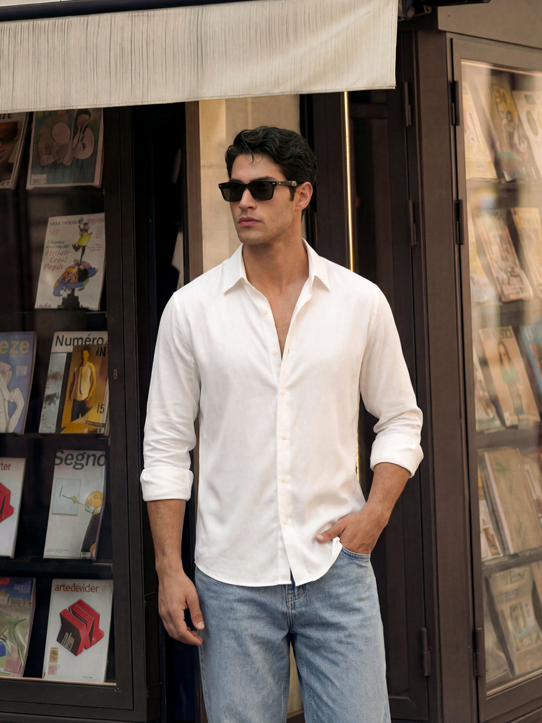 White Stretch Shirt