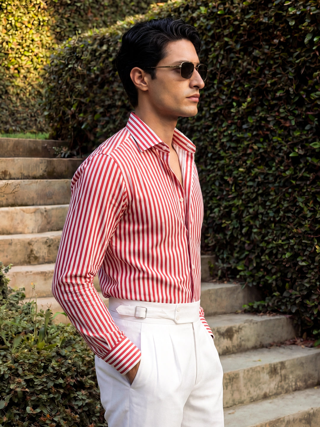 Red Striped Shirt