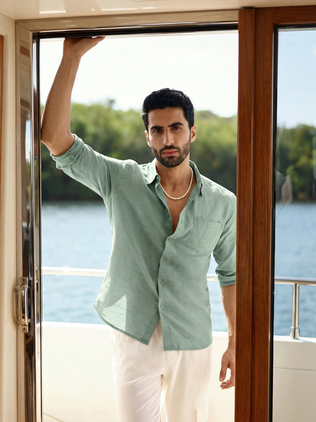 Sage Cottonlinen Shirt