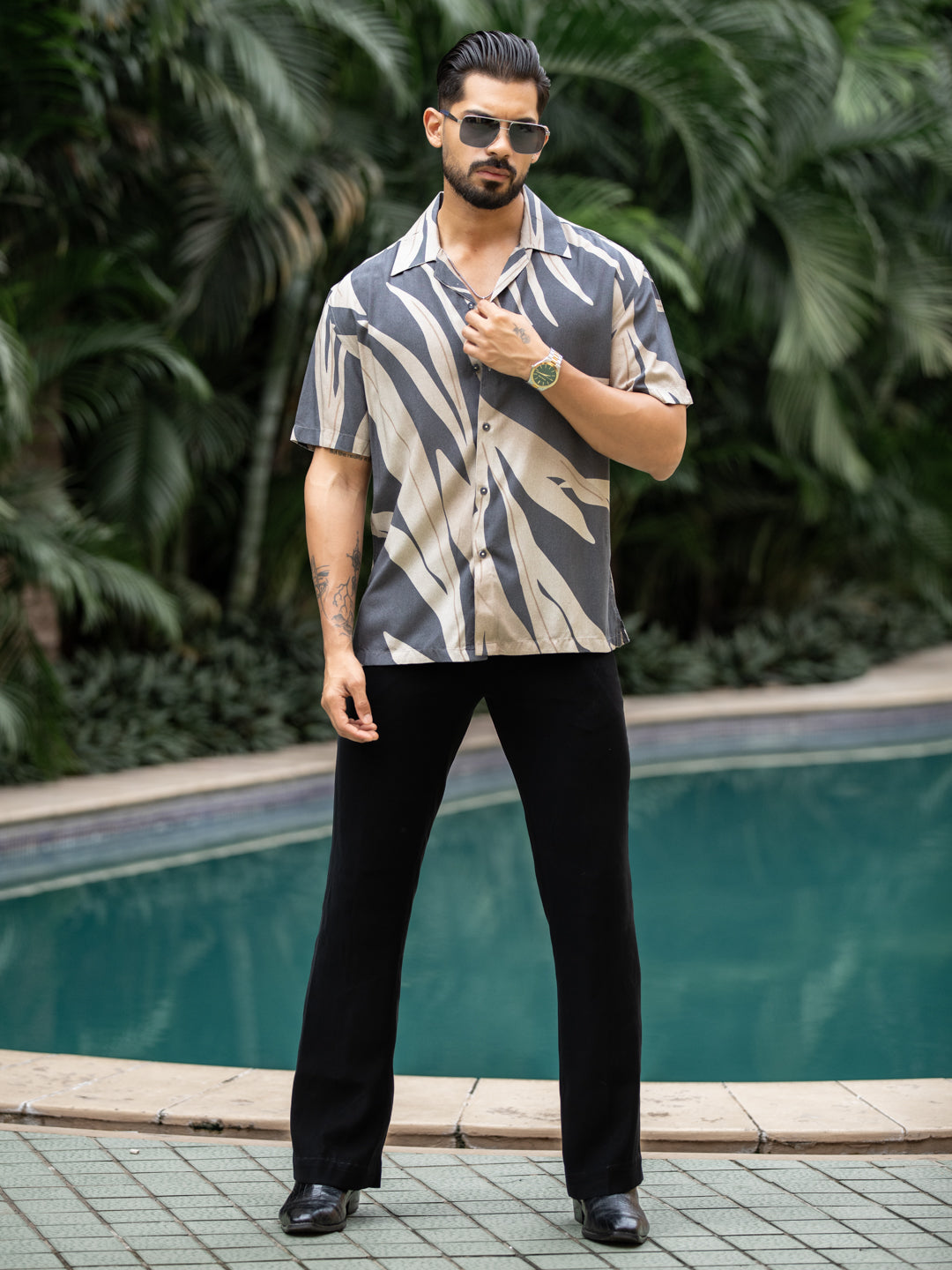 Earth Leaf - Cuban Shirt