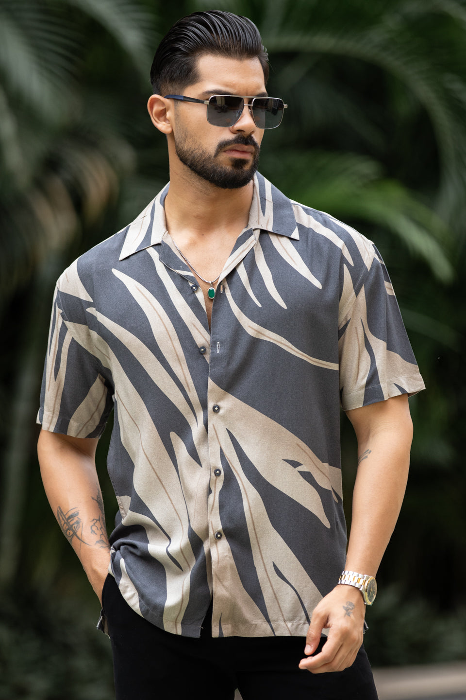 Earth Leaf - Cuban Shirt