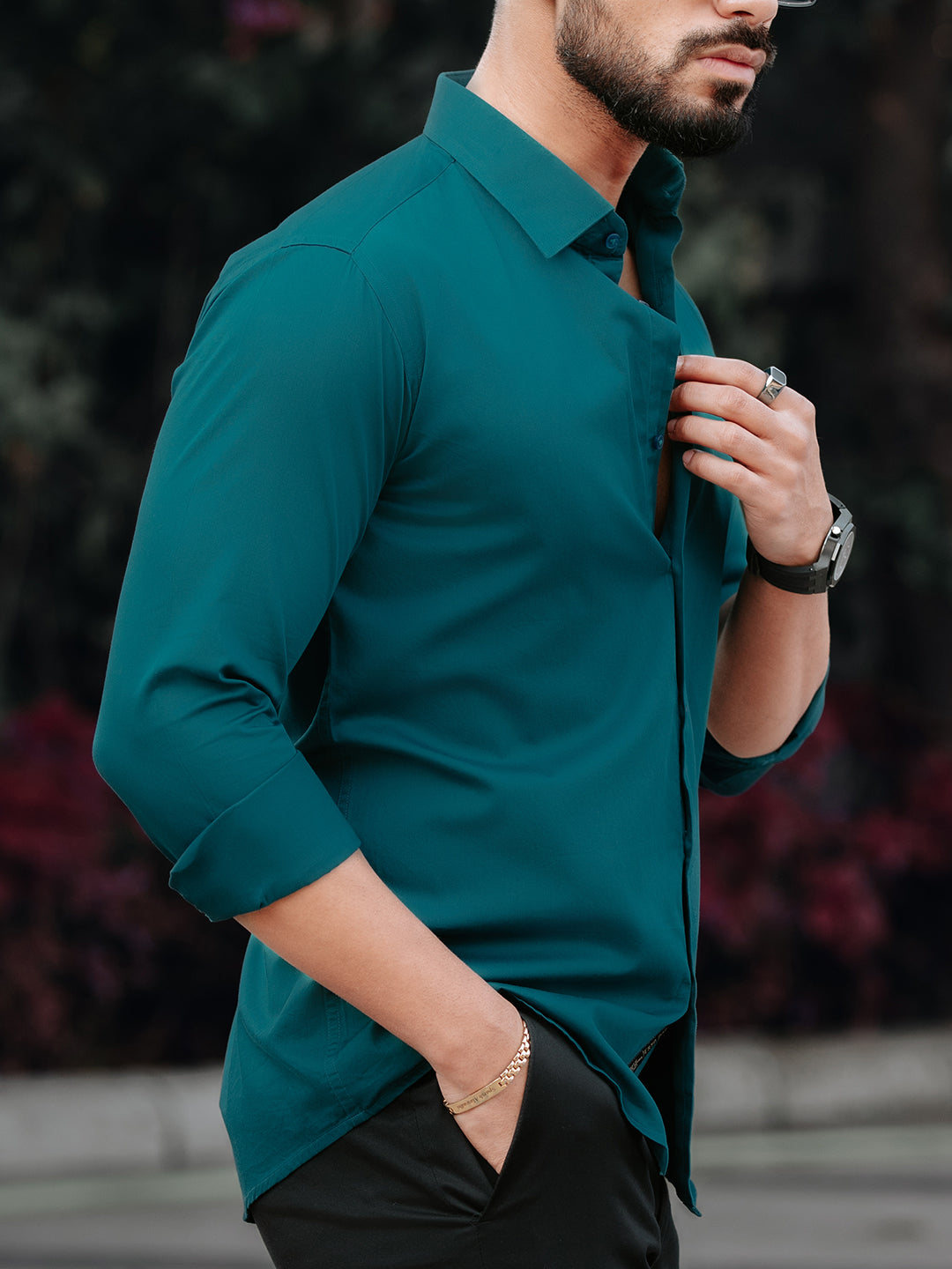 Regular Teal Shirt