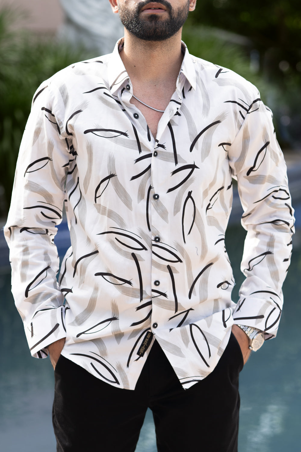 Crisp Leafy Printed Shirt