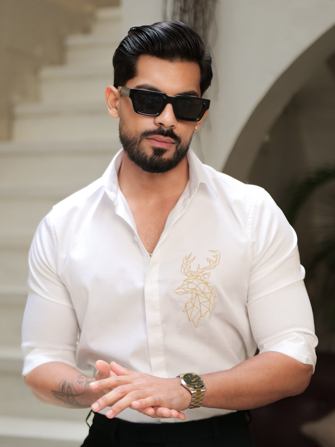 White Deer Shirt