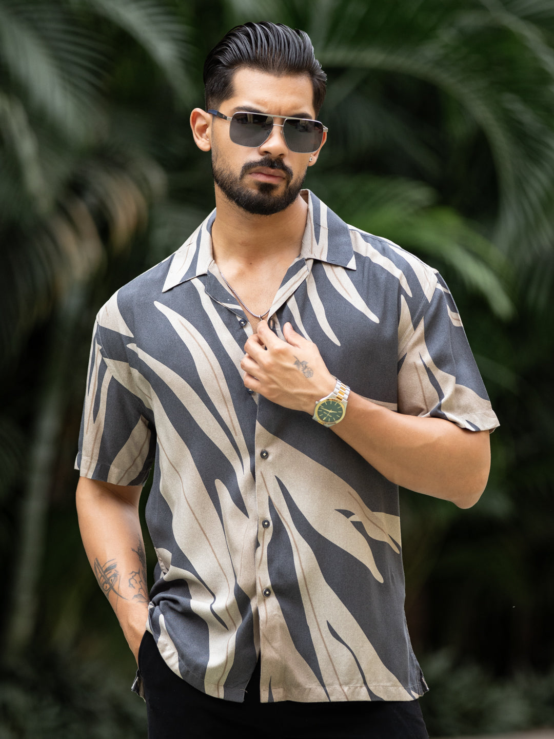 Earth Leaf - Cuban Shirt