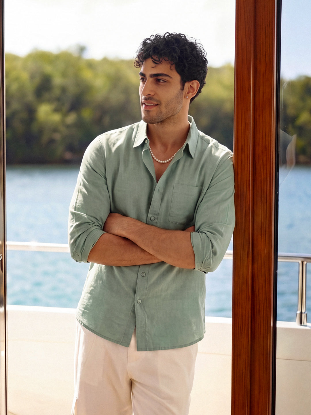 Sage Cottonlinen Shirt