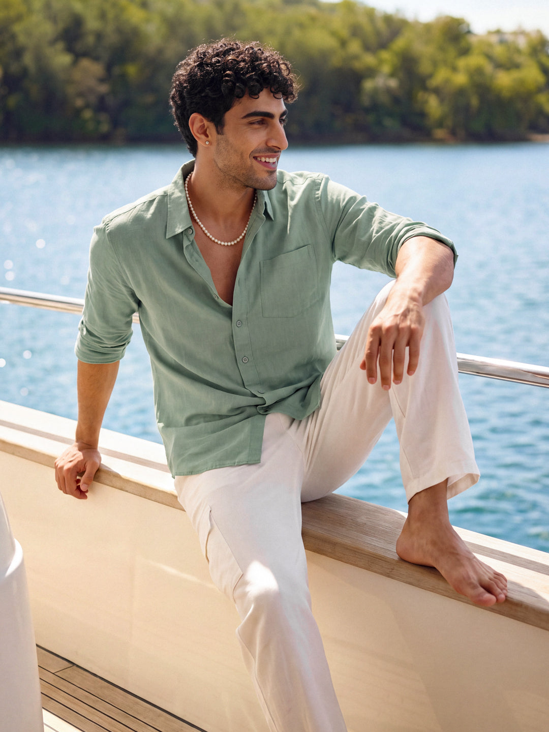Sage Cottonlinen Shirt