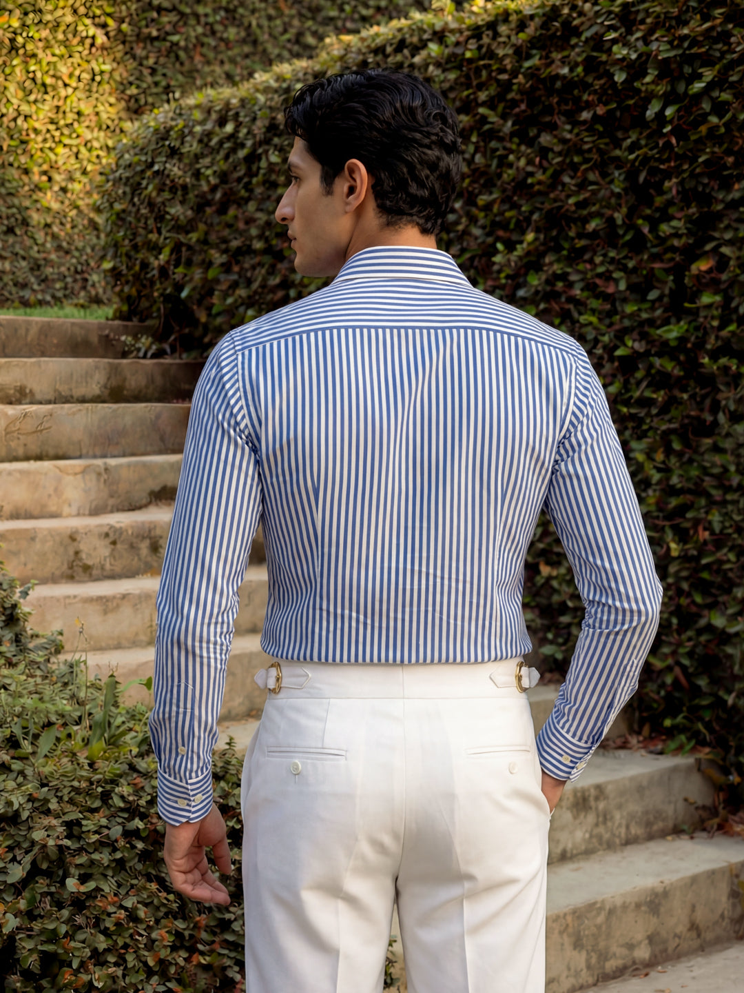 Cobalt Striped Shirt