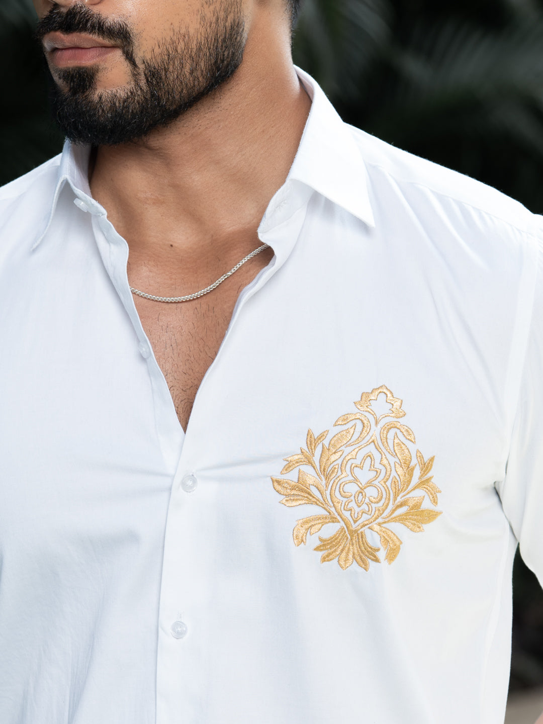 Motif White Shirt