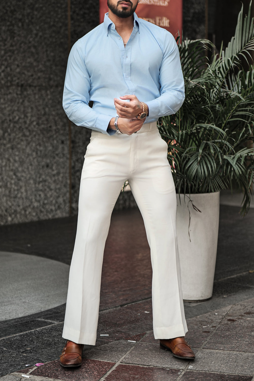 Sky Buttondown Oxford Shirt