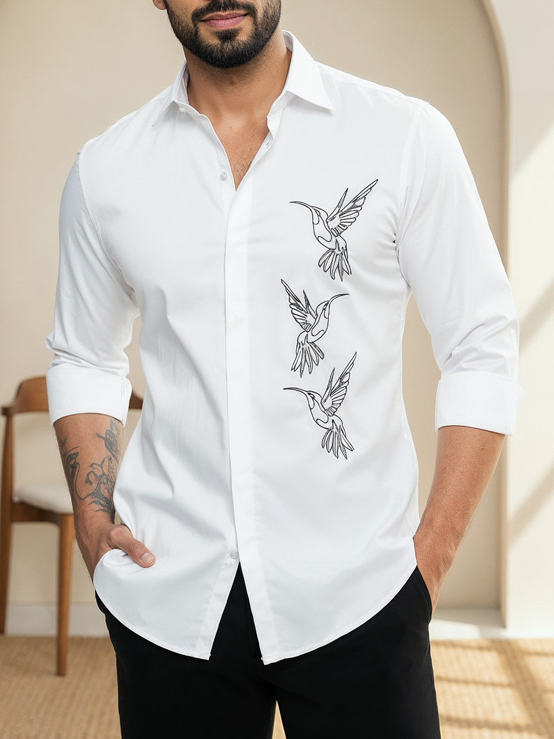White Flock Shirt