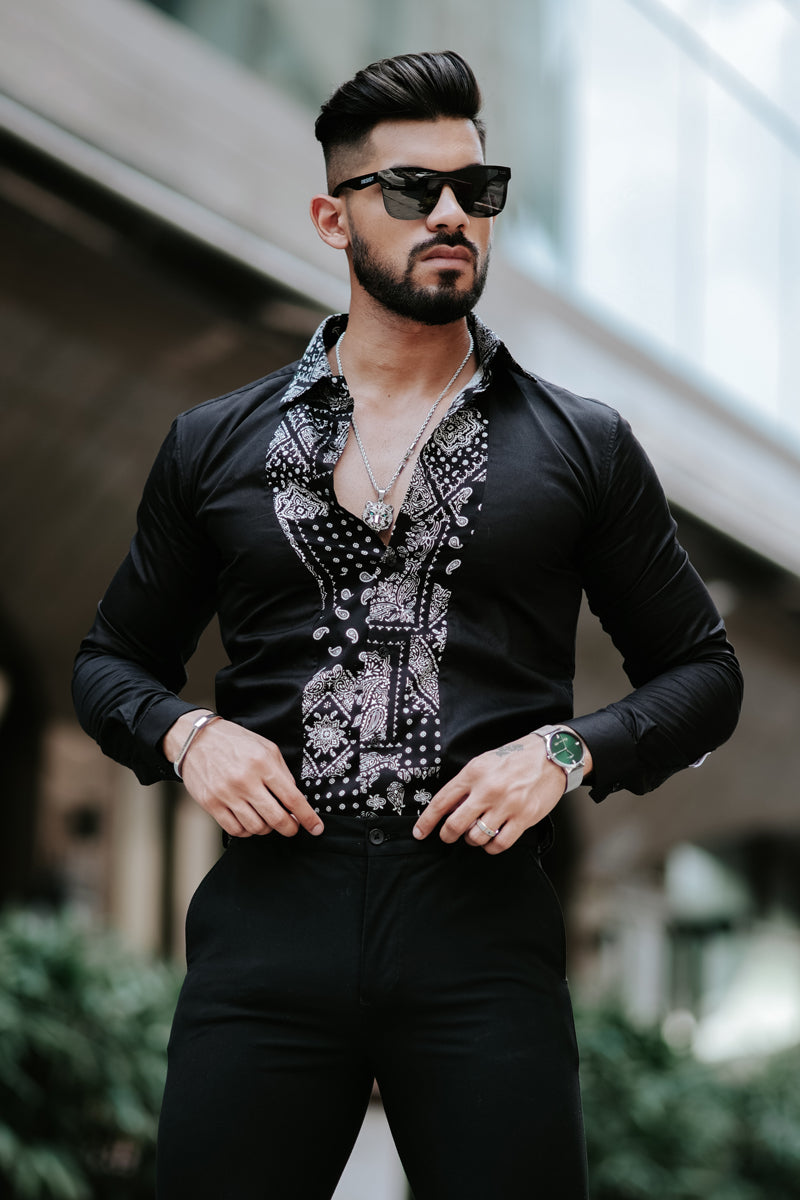 Eros Black Handcrafted Shirt ( Limited Edition )