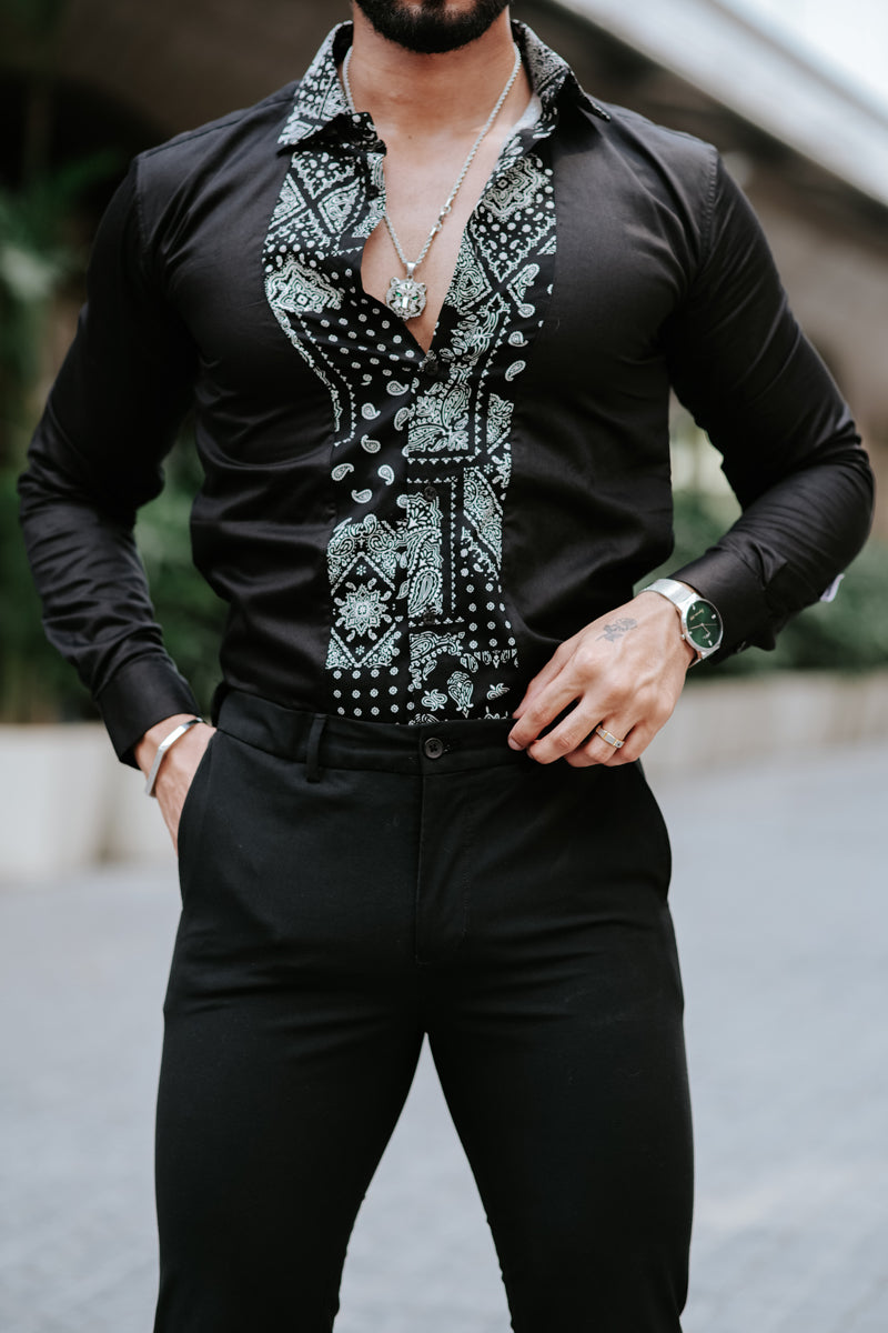 Eros Black Handcrafted Shirt ( Limited Edition )