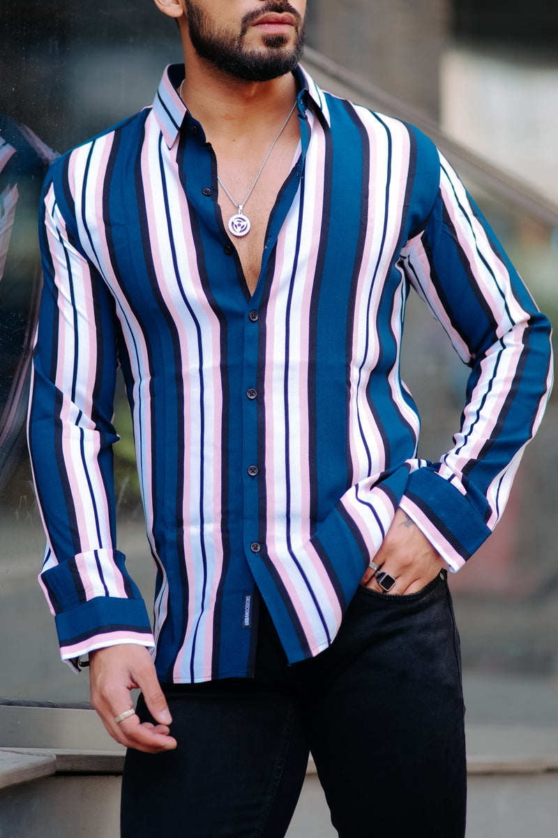 Multi-Colour Striped Shirt